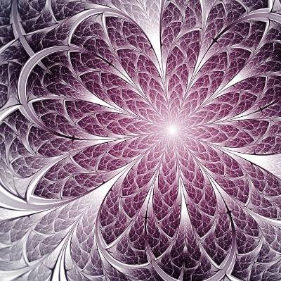 Purple spike pattern