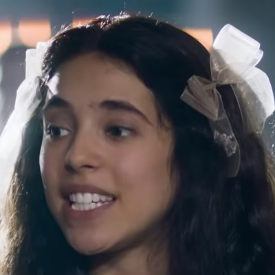 nervous grin