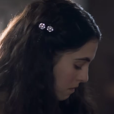 head bowed