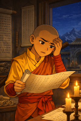 Worried New Abbot Rinzen