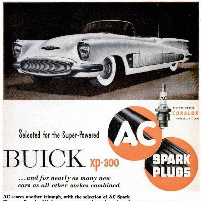 AC_Spark_Plugs,_selected_for_the_super-powered_Buick_XP-300,_1952