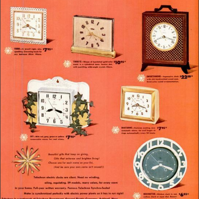 Telechron_electric_clocks_1951_(8213251199)