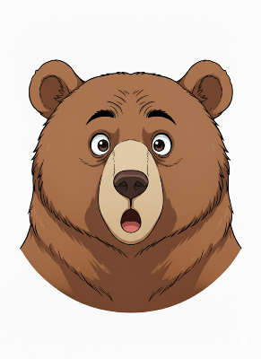 bear surprised