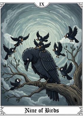 Nine of Birds