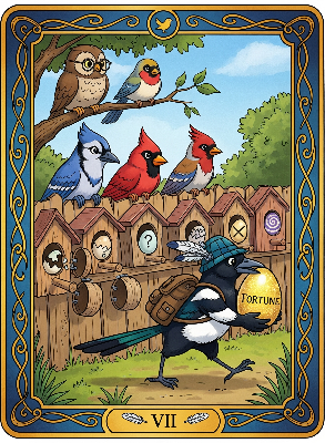 seven of birds