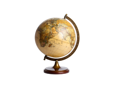 antiquestyle-desk-globe-with-ornate-brass-meridian-and-wooden-base-free-png