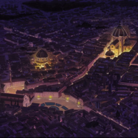 city night from above