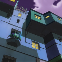 cute apartments night