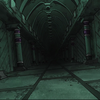 dark corridor
