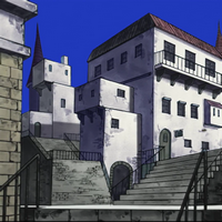death city plaza stairs
