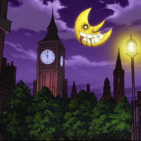 moon and clocktower