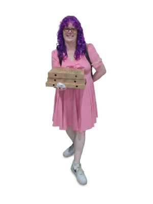Purple Hair pizza 